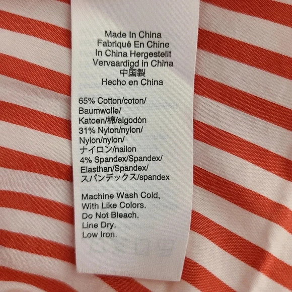 Universal Standard For J. Crew Striped Poplin Top XXS - Picture 7 of 9